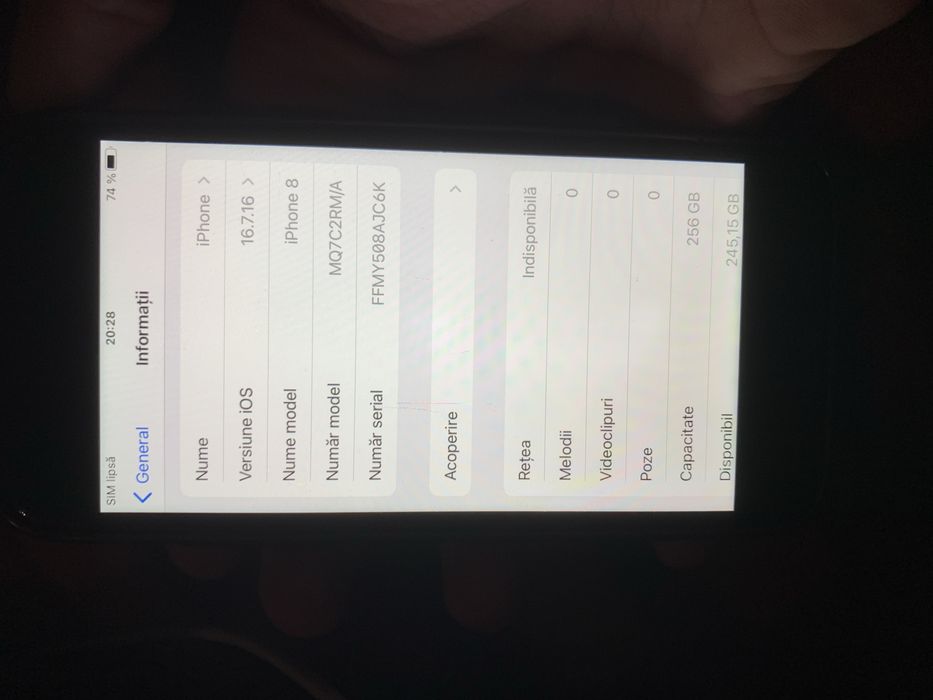 Iphone 8 256gb