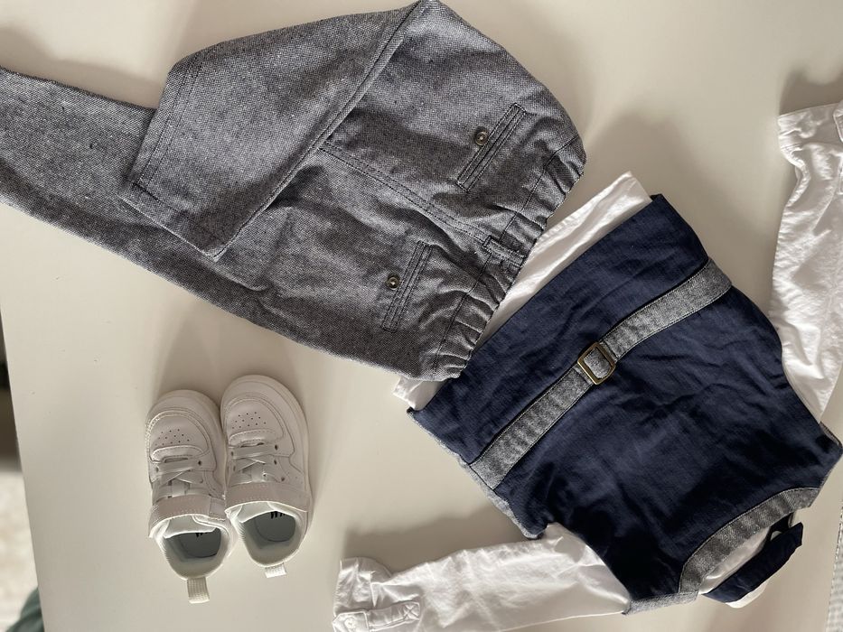 Костюм и обувки за кръщене