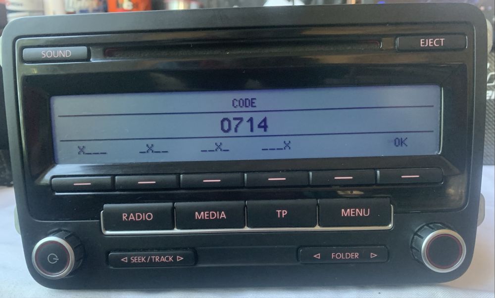 Radio cd, Mp3,AUX,Bluetouth RCD 310 Volkswagen, Skoda