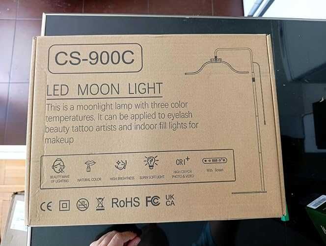 Професионална Cloud LED лампа yAyusi 40W | Регулируема | Стойка за телефон