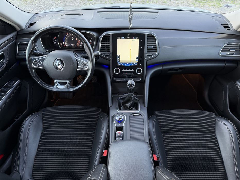 Renault Talisman 2018 1.6 dCi 130 cp / 181.000 km / alb perlat / head-up display / blind spot / cameră / masaj / RATE / GARANTIE