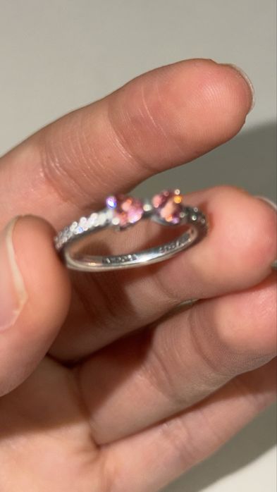 Кольцо Pandora Розовый бант. ОРИГИНАЛ!