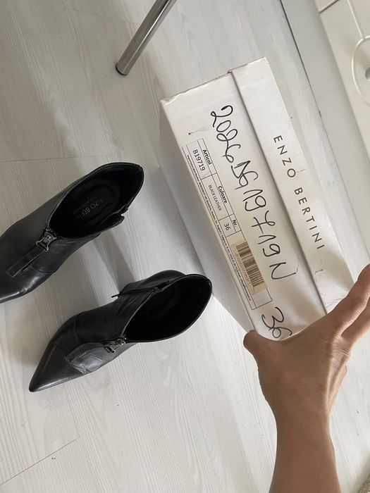 Ghete piele naturala, 36, Enzo Bertinii