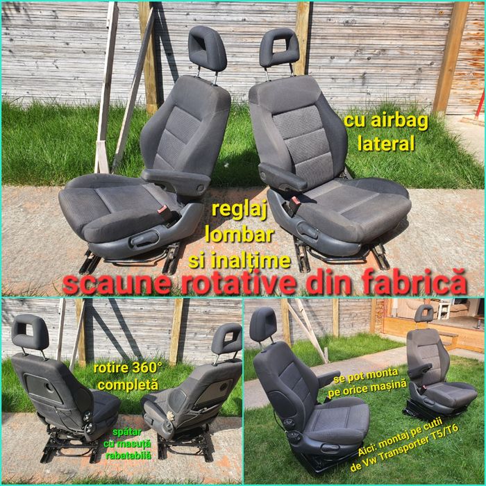 Scaune Vw Transporter Multivan T5 T6 sofer rotative bancheta pasager