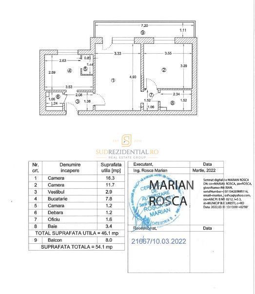 Apartament 2 camere ideal investitie, langa Mall Sun Plaza