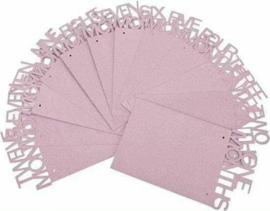 Ghirlanda foto 1-12luni, set de 3 bc