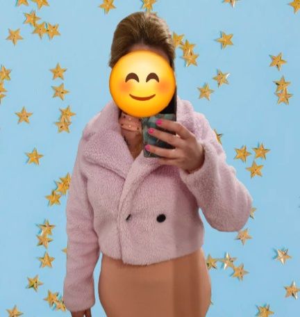 Пухкаво Теди палто късо яке