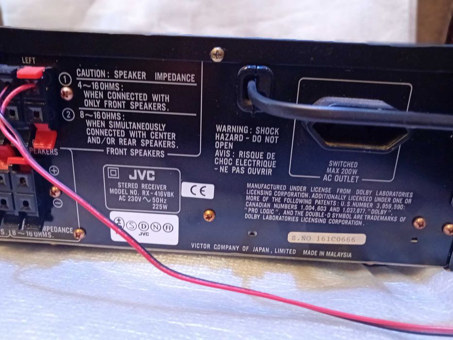 JVC RX -416V ресивър