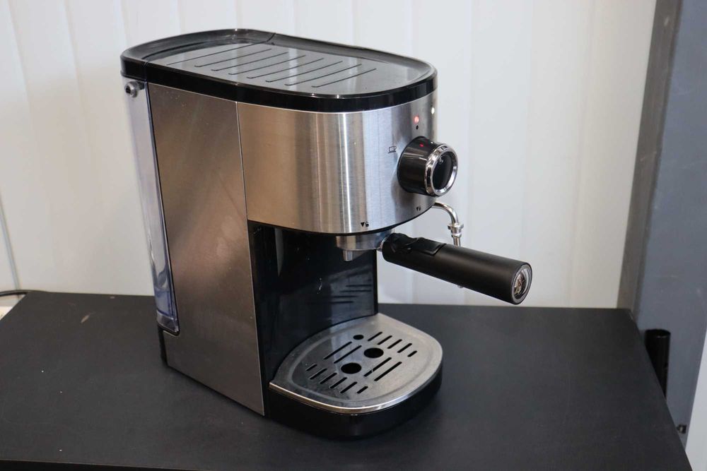 Кафемашина Bonsenkitchen, неръждаема стомана, 1450W, 15bar, 1.25L