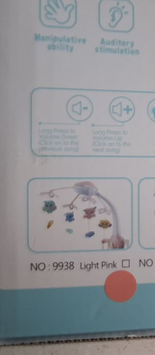 Carusel bebe cu telecomanda