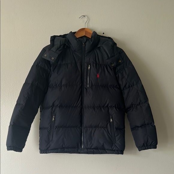 Geaca Polo Ralph Lauren puffer - puf natural de gasca