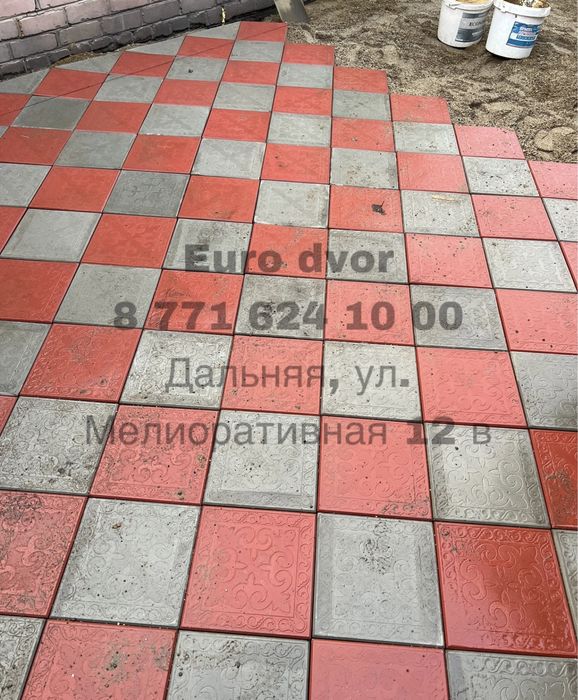 Тротуарная плитка, брусчатка Семей