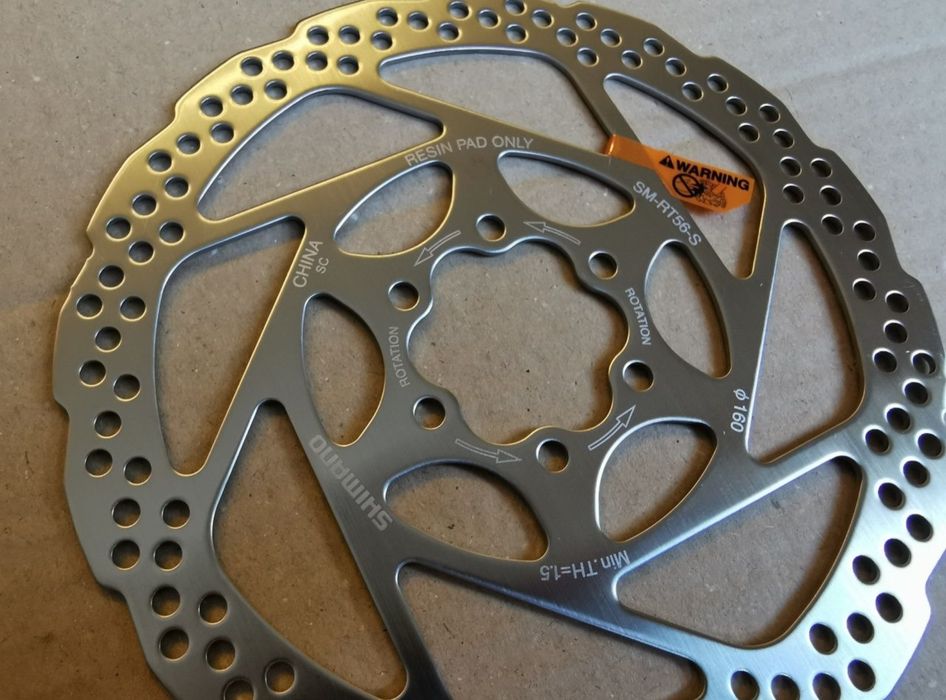 Нов диск / ротор за дискова спирачка Shimano RT56 160mm за велосипед