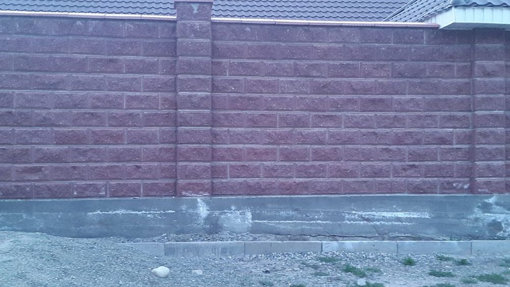 Пескоблоки для дома и заборов