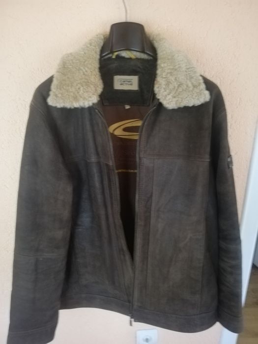 Geaca piele bărbati Camel Xl