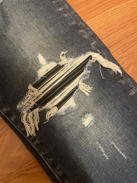 Amiri mx1 dark blue jeans