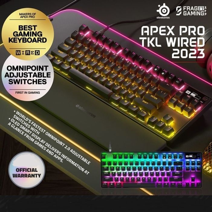 Steelseries apex pro tkl Магнитная Клавиатура/Аналог huntsman v3 pro