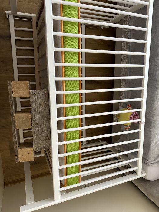 Kinderkraft   Дървена кошара на 3 нива 60x120см