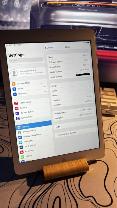 iPad Air Silver 16 Gb