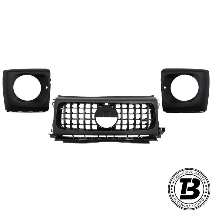 Grila Si Carcasa Faruri compatibil cu Mercedes G-class W463 GT Design