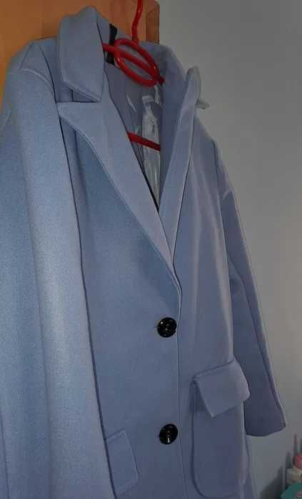 Дамско палто синьо