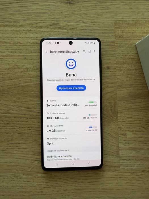 Samsung A71 in stare buna cu putin burn in