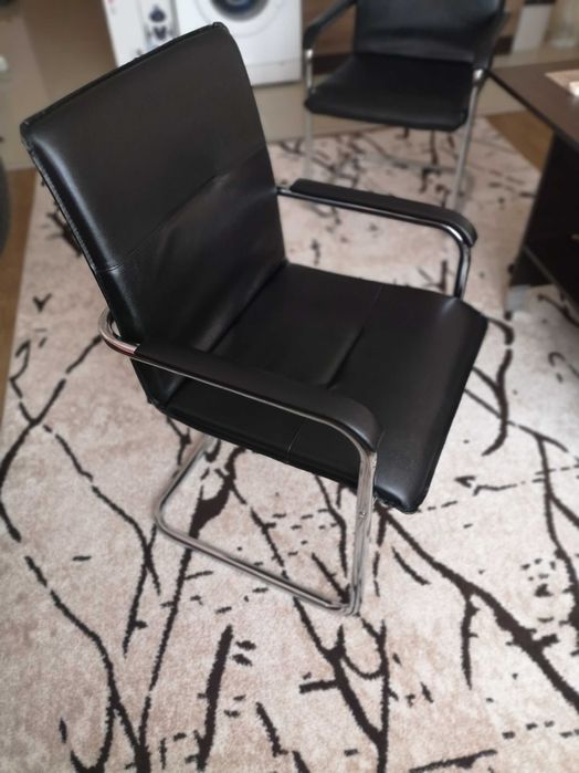 Черен офис стол ЕЛЕГАНС - 2бр.