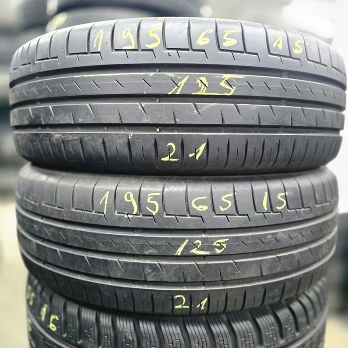 2x 195/65/15 VARA CONTINENTAL 2021 Stare excelentă