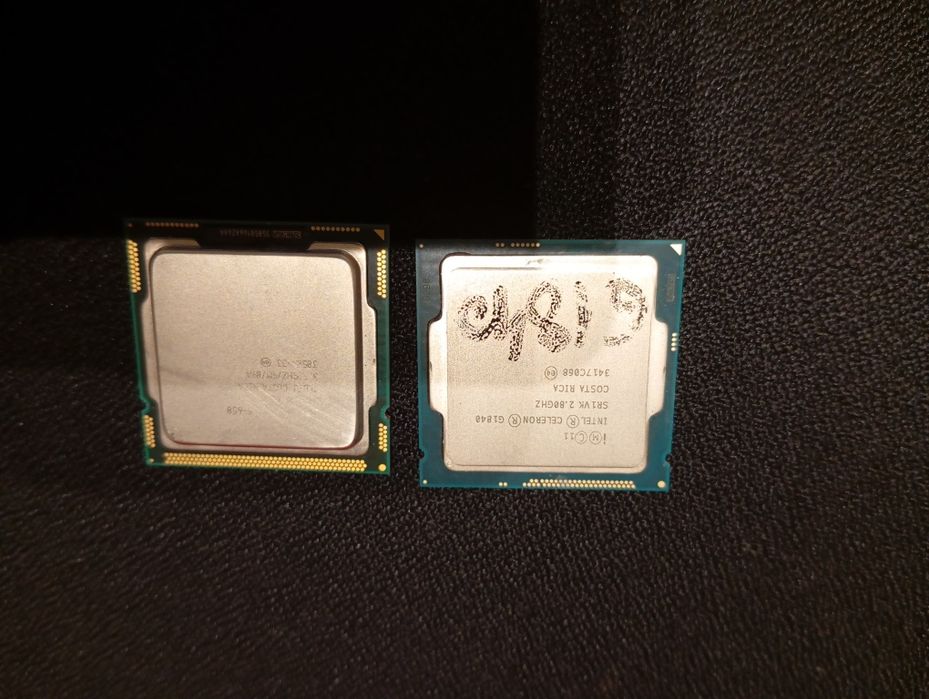 Procesoare vechi Intel Celeron și i5