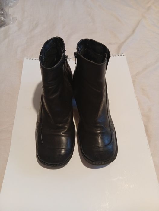 Черни боти естествена кожа