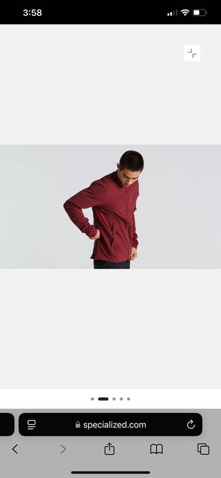 Specialized Мъжко Яке за Колоездене - Ново