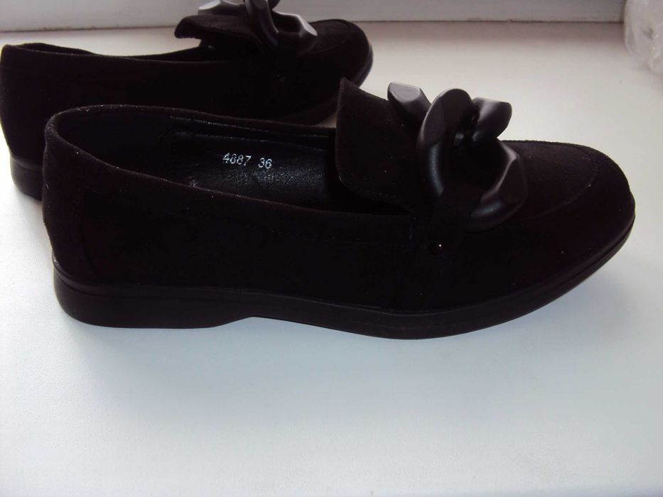 Лоферы черные. Новые. 35,5-36 р