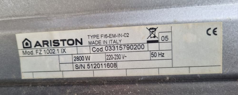 Фурна Аристон за вграждане