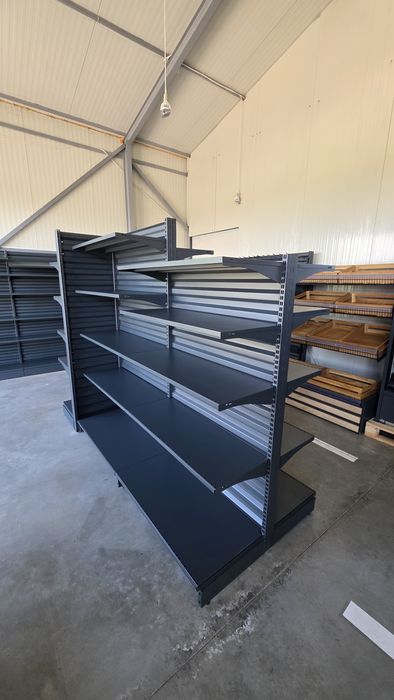 DEPOZIT CRAIOVA Rafturi metalice magazin , Rafturi paine  , fructe si legume , panificatie SHOWROOM