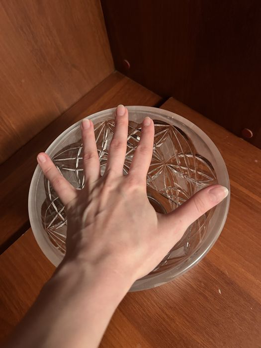 Салатник хрустальный