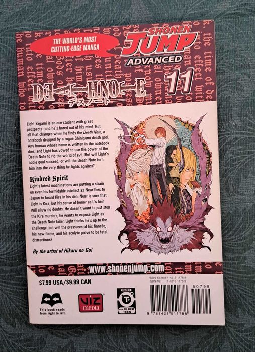 Death Note manga vol. 6, 9 & 11