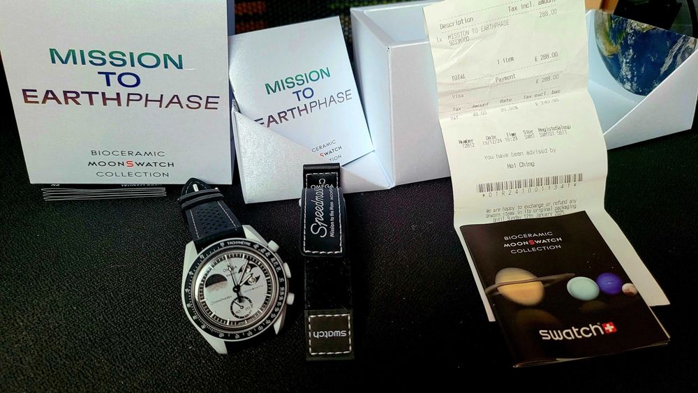 Omega×Swatch Mission to Earthphase