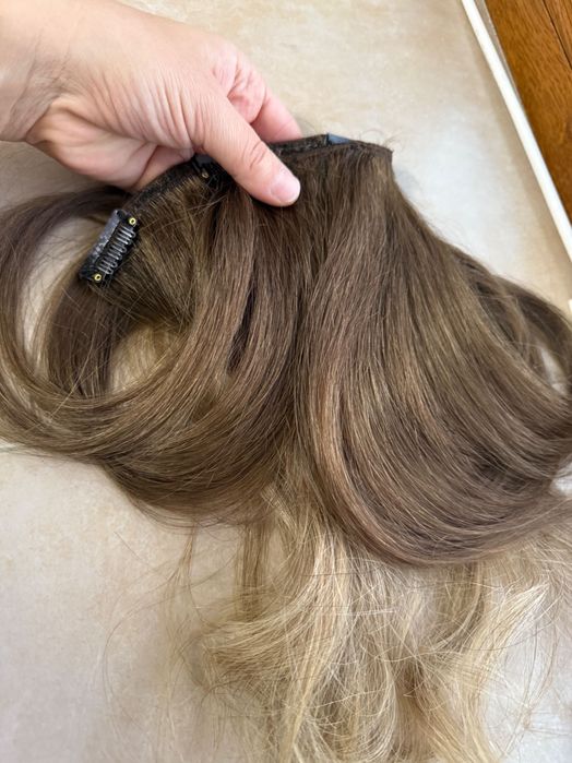 Естествена коса омбре