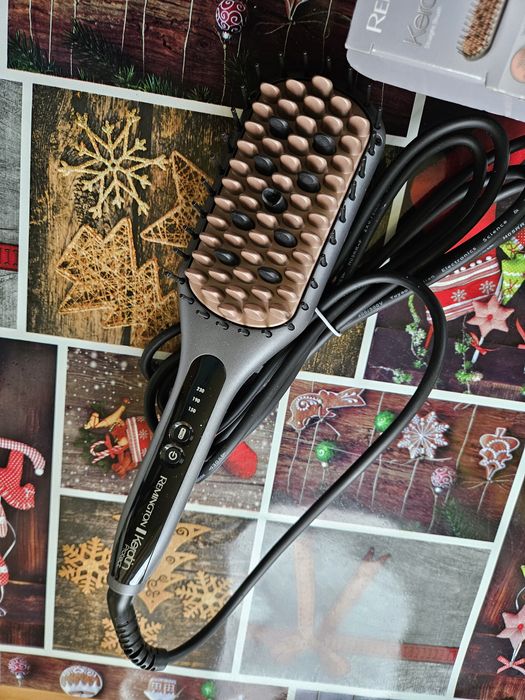 Perie electrica de indreptat parul Remington Keratin Protect CB7480, 2