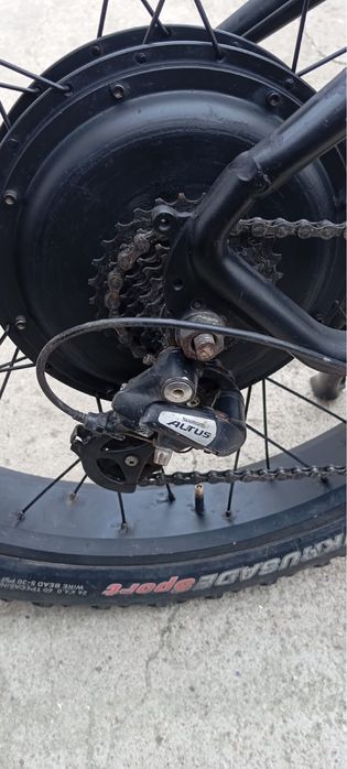 Mtb electric motor 2000w baterie 17 ah fat tire bike