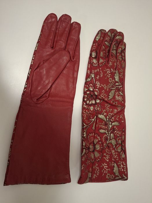 Перчатки кожанные