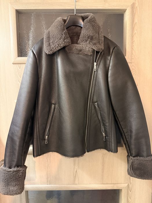 Дамско рокерско яке с подплата MANGO