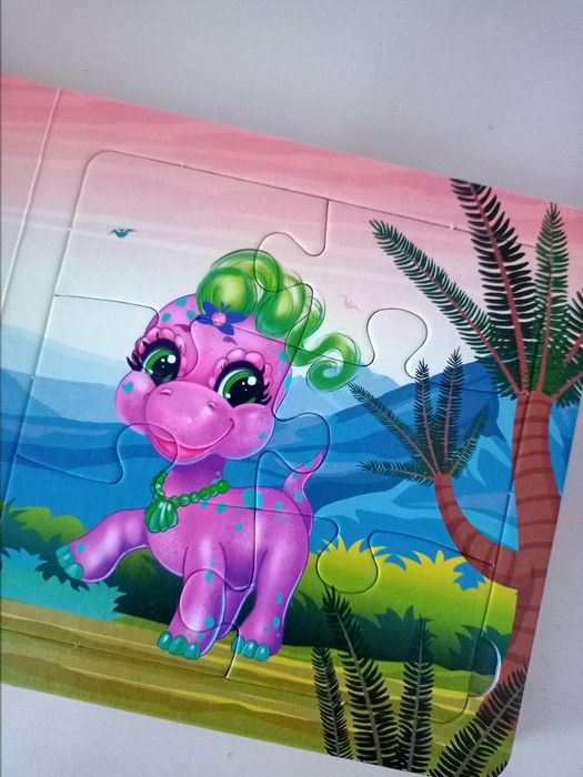 Книга-пазл Динозаврики