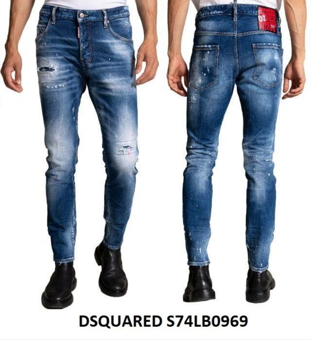 Blugi Dsquared Originali/S74LB1039/S30357 Skater jean &Cool guy jean