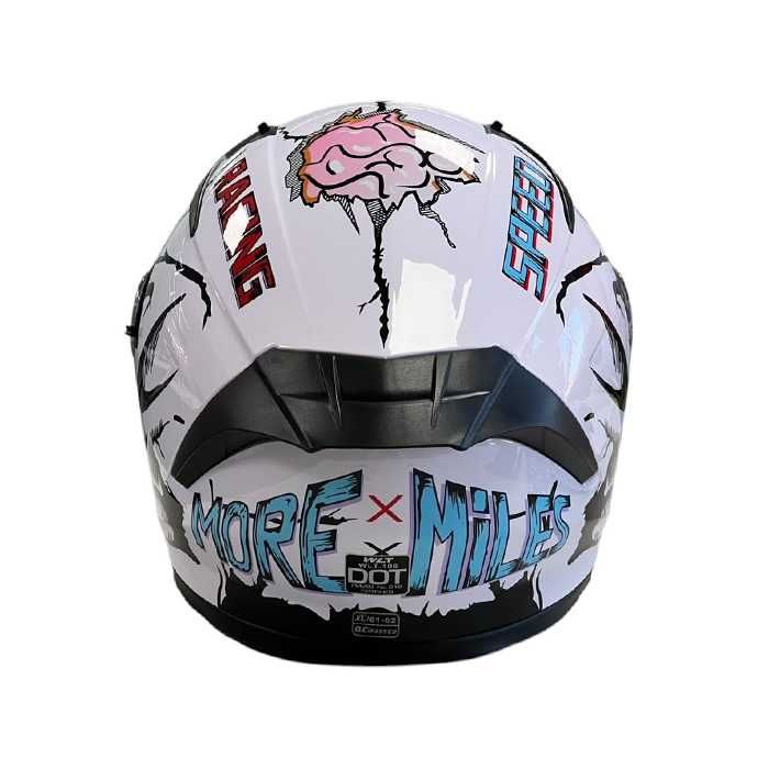 Каска за мотор с вградени слънчеви очила - размери / S / M / L / XL