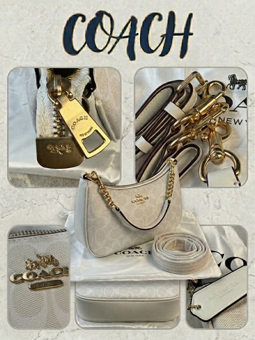 Vand geanta femei coach Coach Teri Shoulder Bag in Signature Canvas