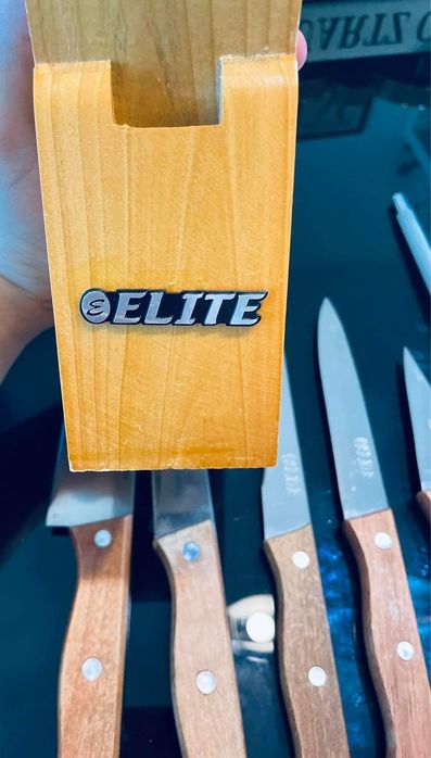 Комплект ножове Elite, само днес с безпалтана доставка до офис Спиди