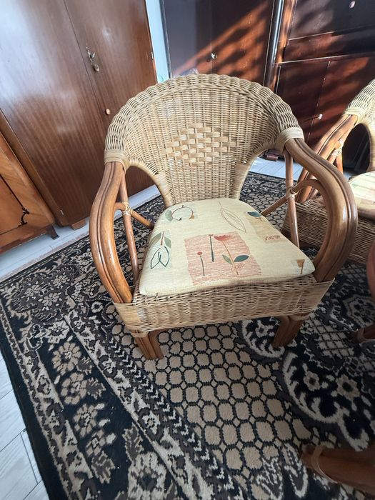 Set complet din rachita de gradina sau terasa