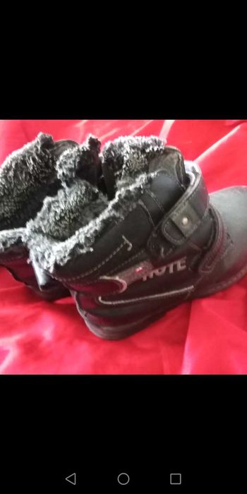 Детски боти с кожа