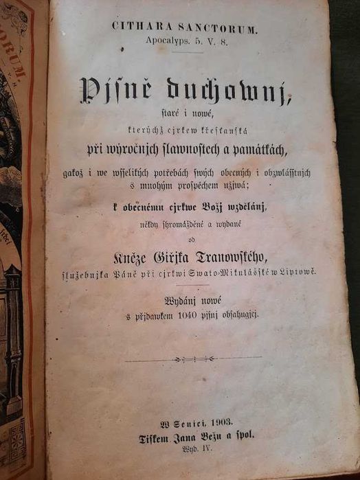 carte Cithara Sanctorum : Cântece duhovnicesti vechi și noi 1903